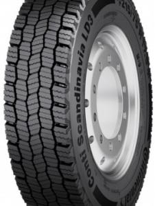 CONTINENTAL 235/75 R17,5 132/130M Conti Scandinavia LD3 (CSD3) M+S 3PMSF TL (HÚZÓ) (D-C-B[