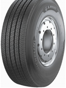 MICHELIN 385/55 R22,5 160K X MULTI F M+S 3PMSF TL (KORM) (B-B-B[72])(Tgk abroncs DC)