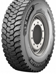 MICHELIN 315/80 R22,5 156/150K X WORKS D M+S 3PMSF TL VG (HÚZÓ) (C-B-B[75])(Tgk abroncs DC